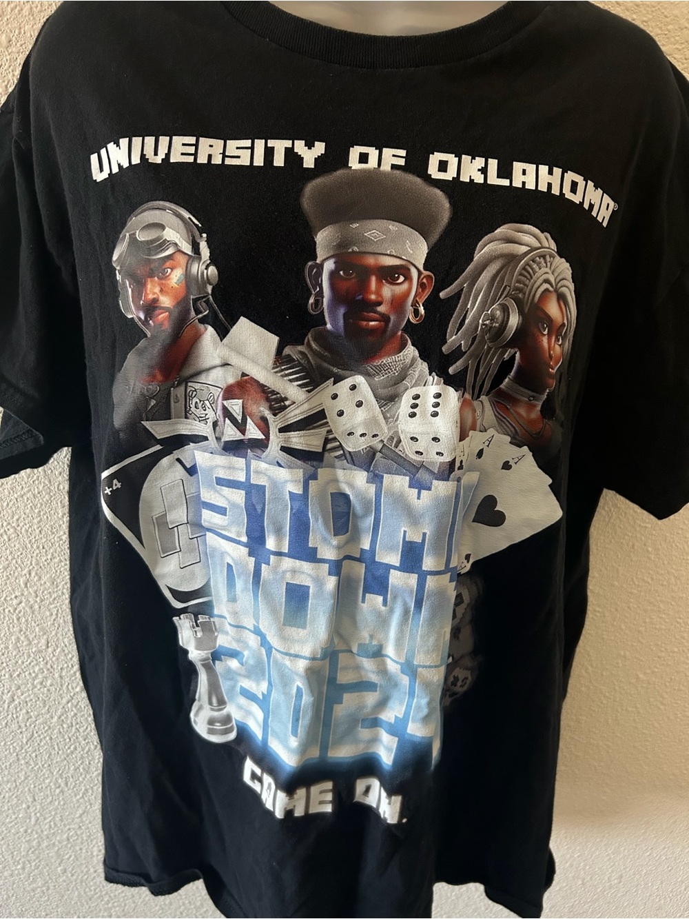 University of Oklahoma Black Graphic Tee - Custom Bowl 2021